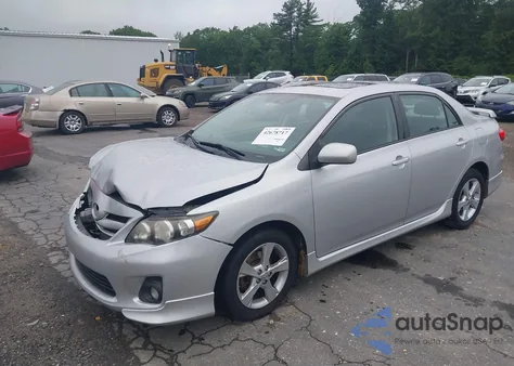2011 Toyota Corolla S из США, поврежденный, VIN 2T1BU4EE7BC626680